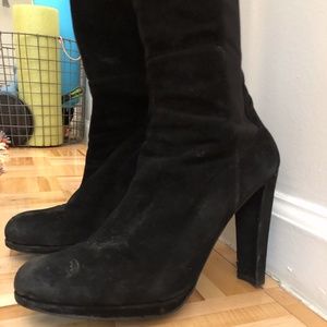 Stuart Weitzman Over The Knee Suede Boots